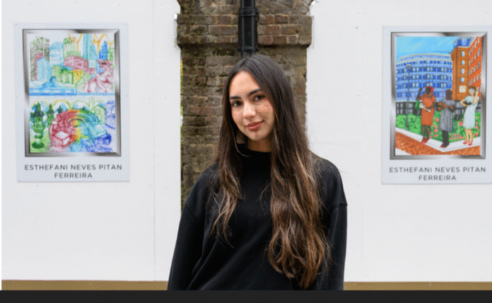 Stunning White City Living Art Installation Showcases Student Talent