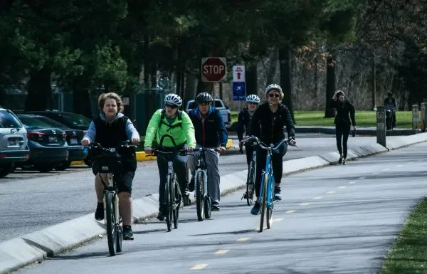 London Mayor launches new road safety plan to eliminate traffic deaths by 2041 Traffic and cyclists on a central London road as the city launches a new Vision Zero safety plan.