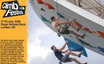 The North Face Climb Festival Returns to East London This July — Free Entry, Elite Climbers and Live Music at the Royal Docks The North Face Climb Festival Returns to East London This July — Free Entry, Elite Climbers and Live Music at the Royal Docks